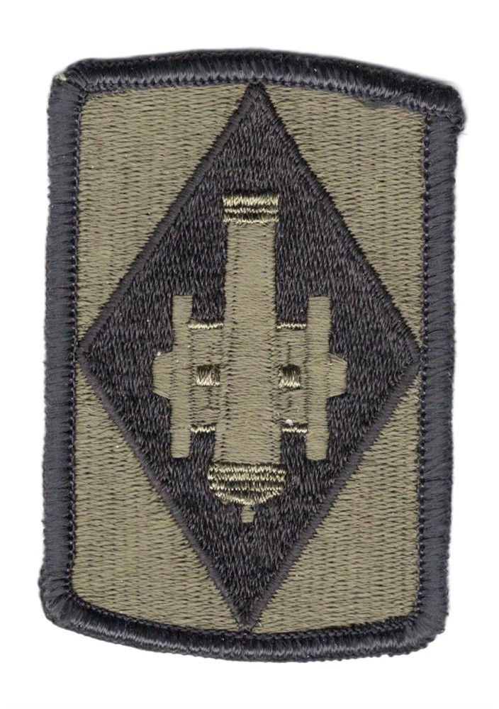 Army Patch: 75th Field Artillery Brigade - subdued, merrowed edge