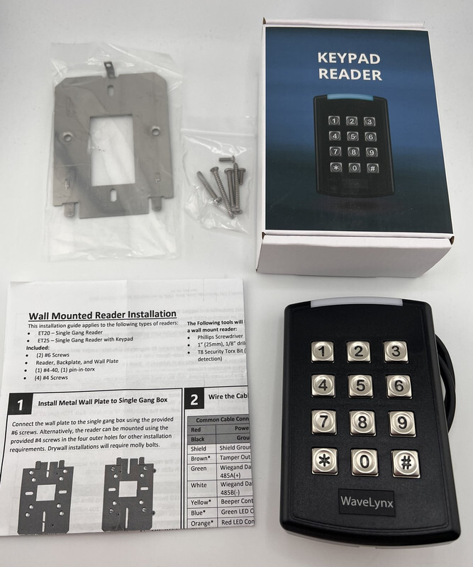 WAVELYNX ET25-7WS WALLMOUNT SECURE ACCESS CARD CONTROL READER
