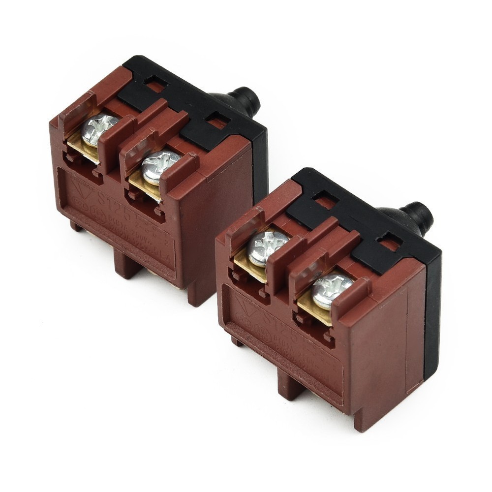 2pcs Replacement Push Button Switch For Angle Grinder 100 Polisher Accessory AU