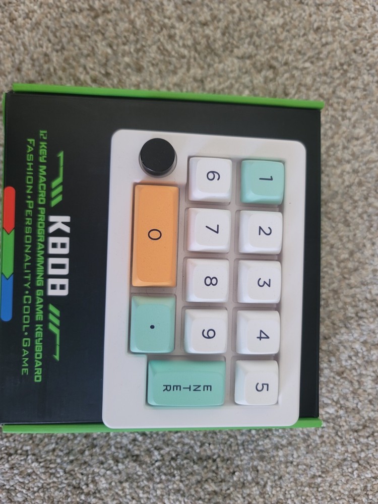 IKKEGOL 12 Key Macro Programming Game Keyboard (K808)
