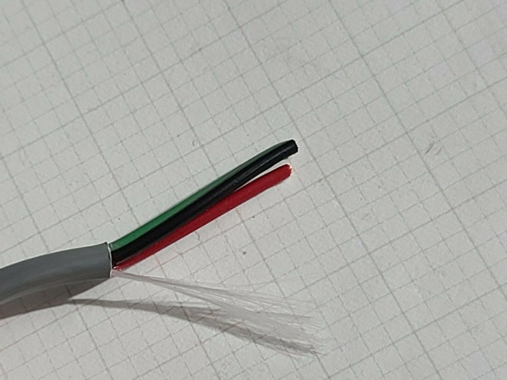 Carol E1044S 16/4C Stranded Audio/Security/Control Cable CMR Riser Gray/50ft