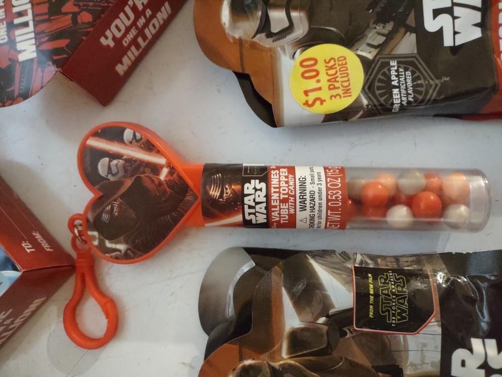 Star Wars Valentine Candy Gummies Popping Candy