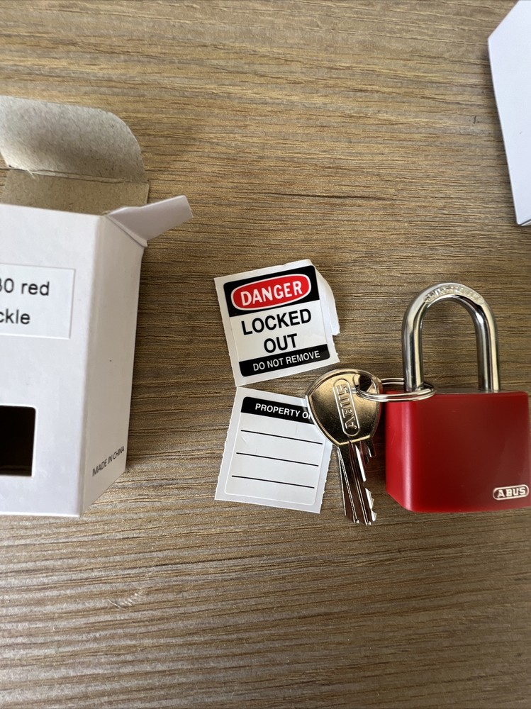 ABUS 69SL/30 Red (3 Pack)