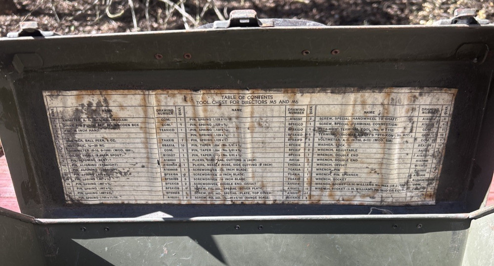 Vintage MILITARY TOOL Box ????