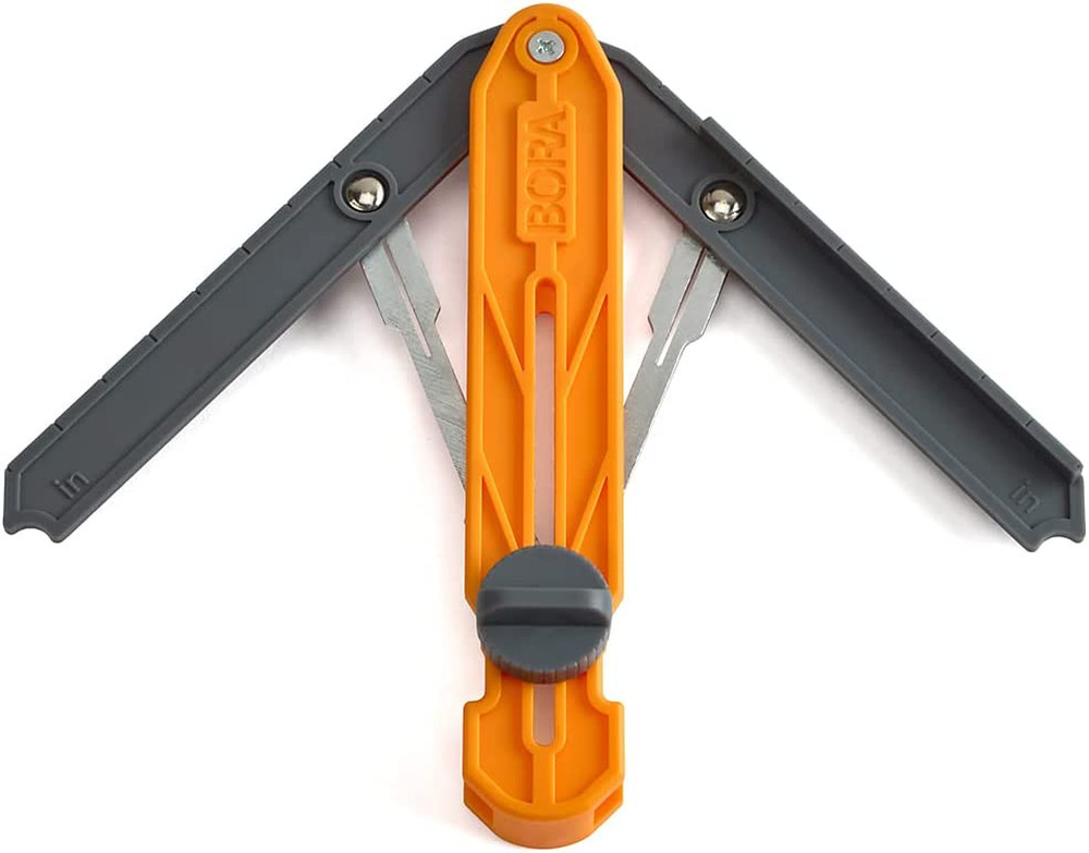 Miterix Compact Angle Finder Tool Gauge, Duplicates & Splits in Half for Precise