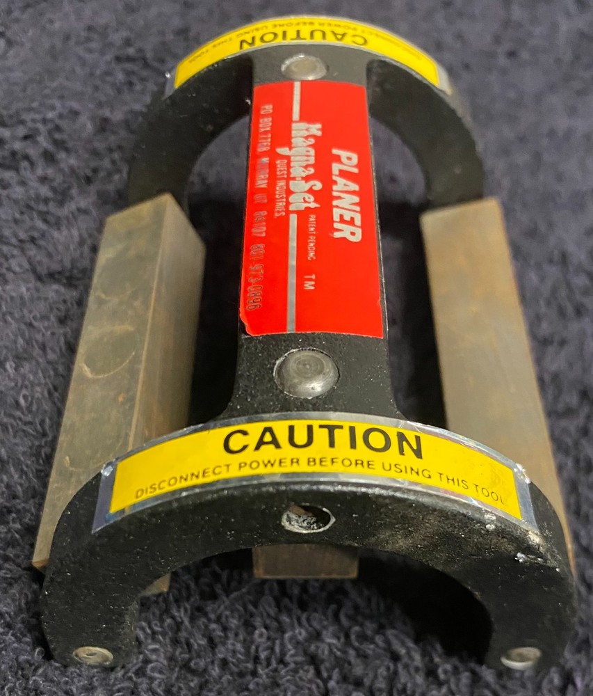 Magna-Set planer knife setting jig