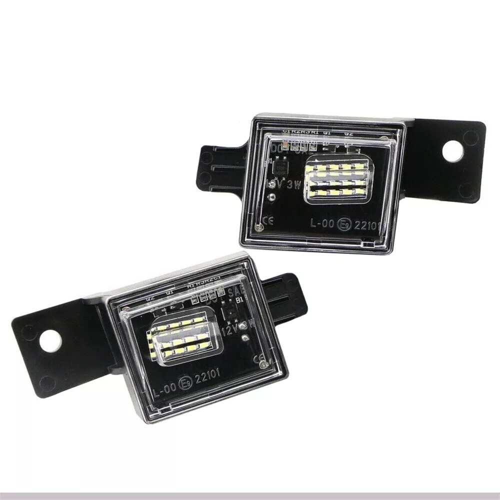 2 PCS LED License Plate Light For Chevy Silverado GMC Sierra Canyon 6000K White