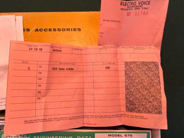 vintage electro voice microphones