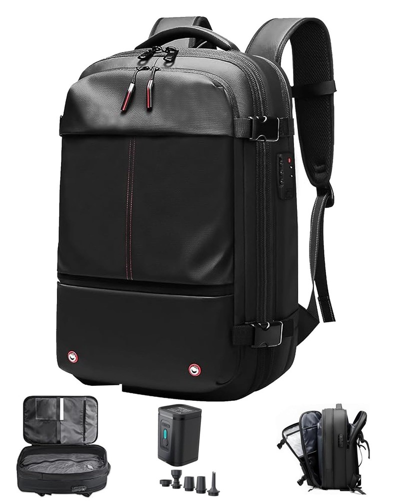 Vacuum Backpack Travel, Vacuum Compression Backpack, 60L Expandable Carry-On ...