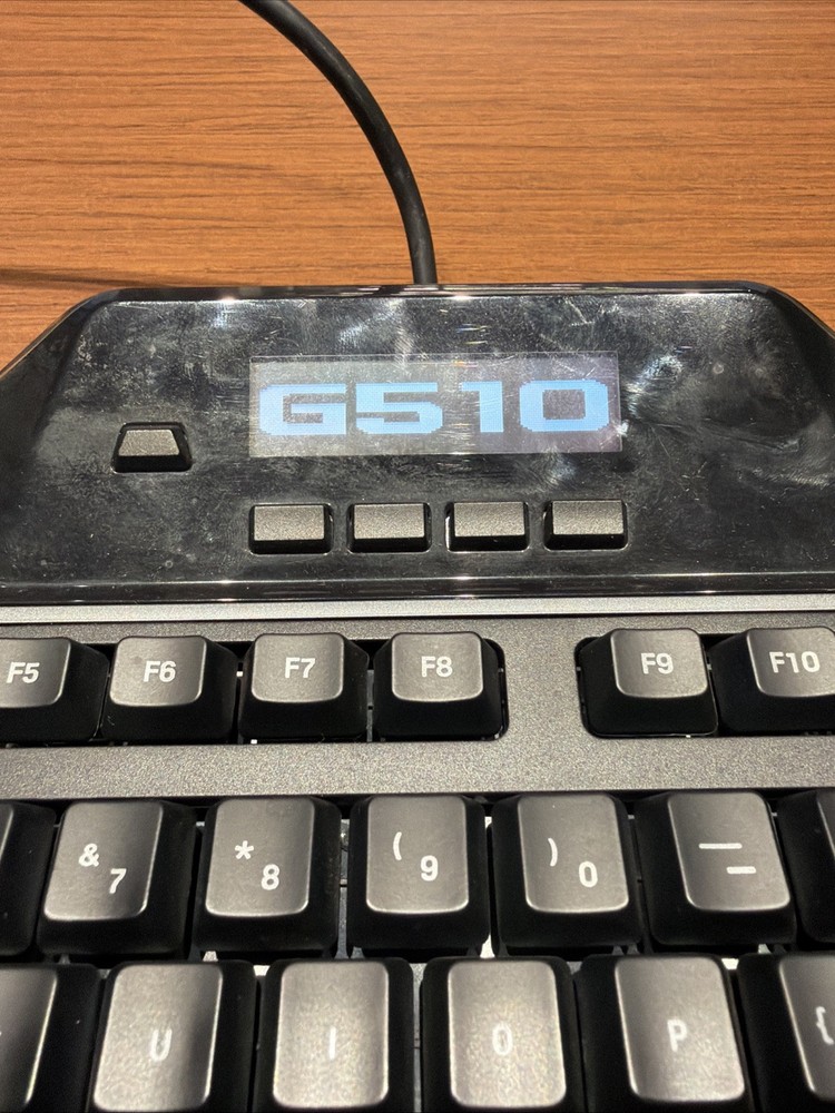 WORKING Logitech G510 Keyboard USB Gaming