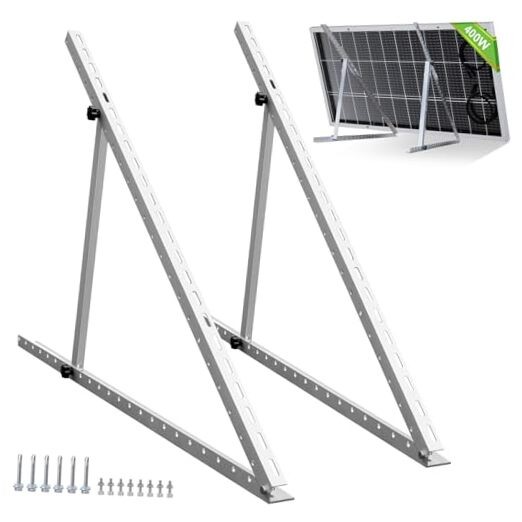 Upgraded 45in Solar Panel Mount Brackets, with Foldable Tilt 45in (1-Pack)