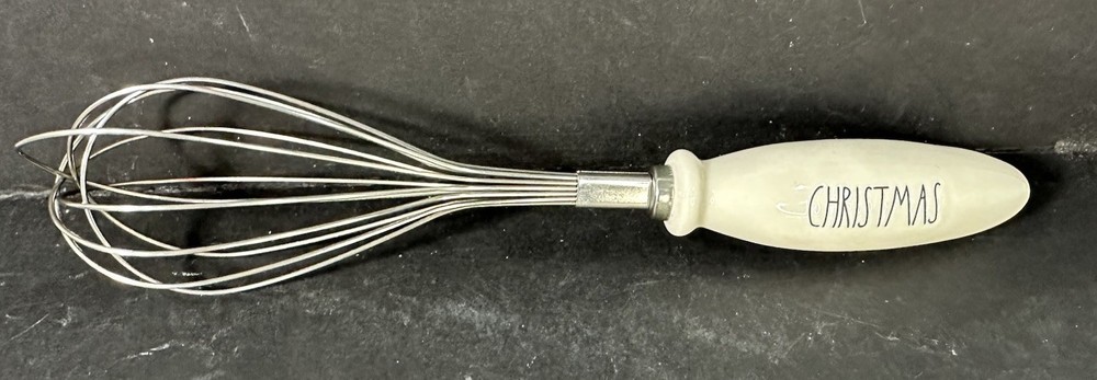 Rae Dunn Ceramic Whisk CHRISTMAS