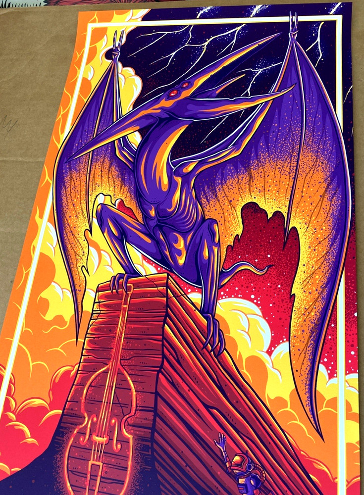 AUTHENTIC The Avett Brothers Red Rocks AP Poster 7/11 N1 2025 S/N #/50 Jim Mazza