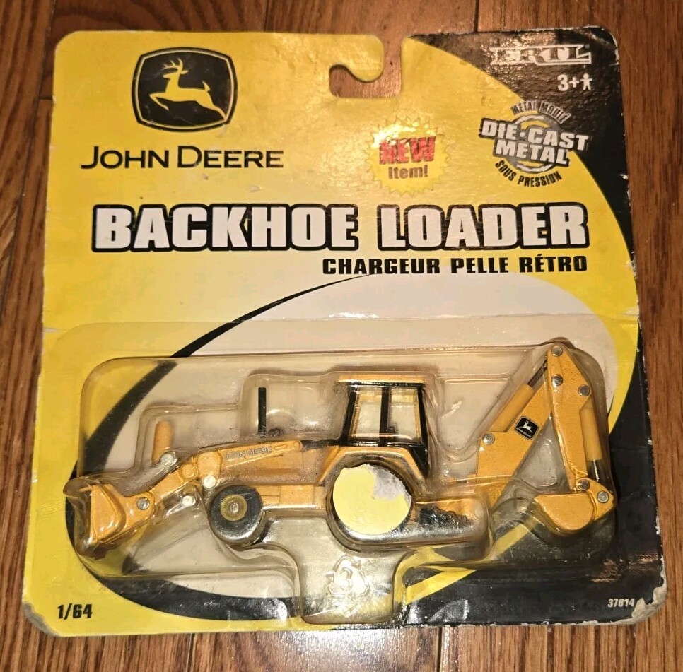 2003p ERTL John Deere Backhoe Loader Construction 1/64 Scale