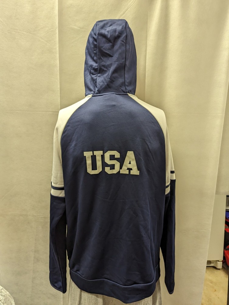 US Squash Junior Team Full Zip Hooded Jacket Halloway M