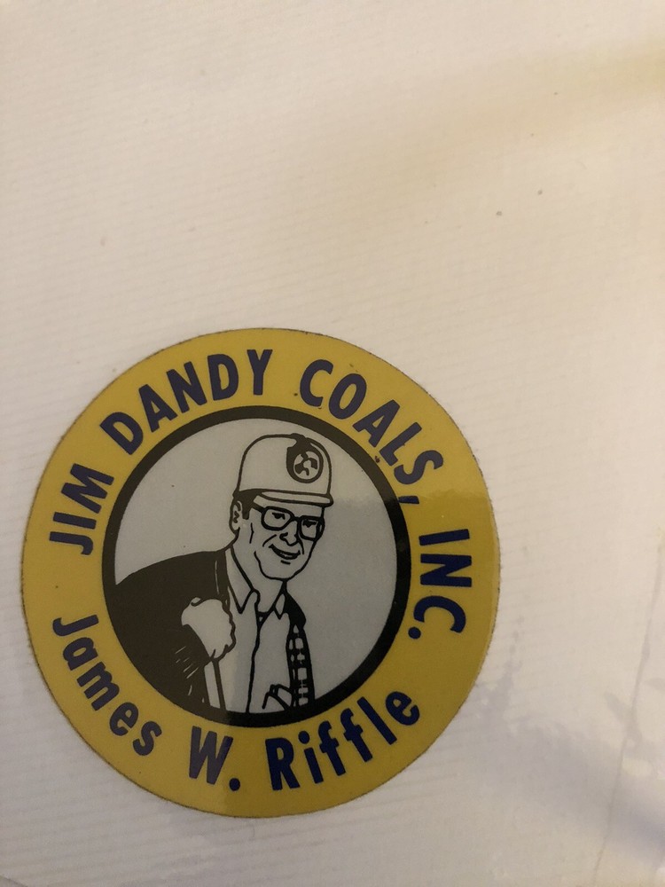 coal mining stickers nice older coal company