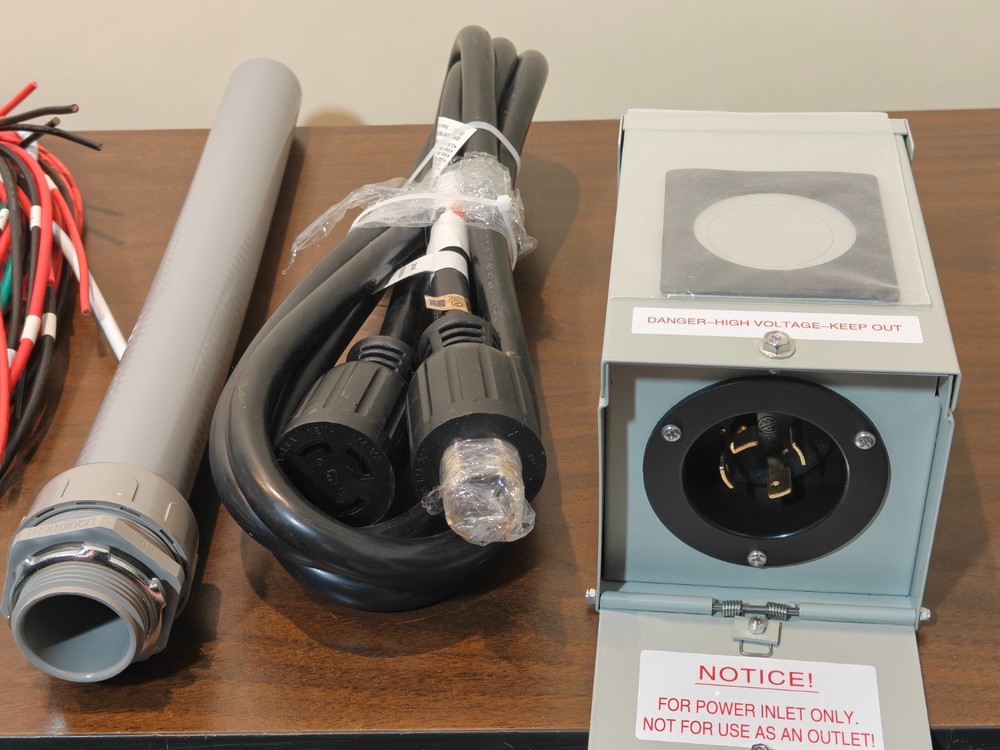 10-Circuit 30A Generator Transfer Switch - Complete Pre-Wired Kit, Inlet & Cable