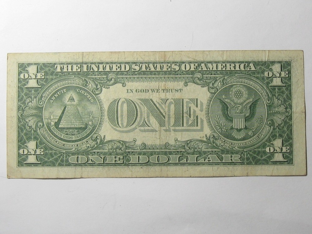 1957 B $1 Silver Certificate - #10595-43