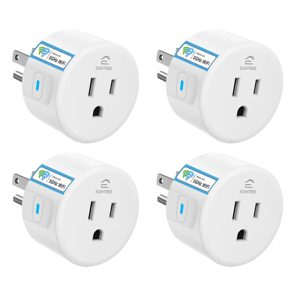 Smart Plug 5Ghz & 2.4Ghz, Smart Outlet Wifi Socket with APP Remote Control, Comp