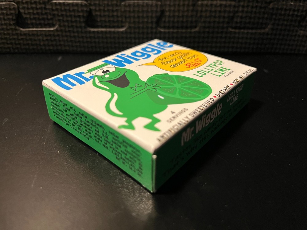 Mr Wiggle jello - empty custom design display box