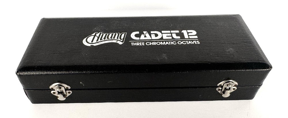 HUANG CADET 12 THREE CHROMATIC OCTAVES HARMONICA with ORIGINAL CASE!