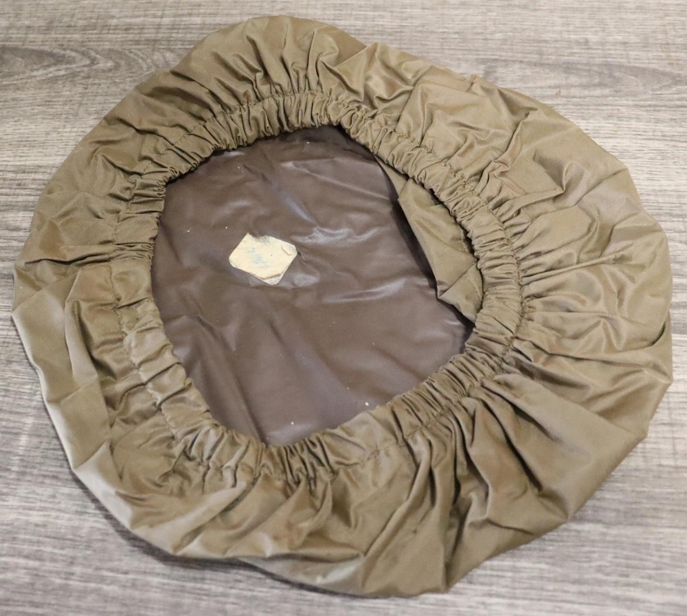 WWII US NAVY KHAKI VISOR RAIN HAT CAP ADJUSTABLE SIZE