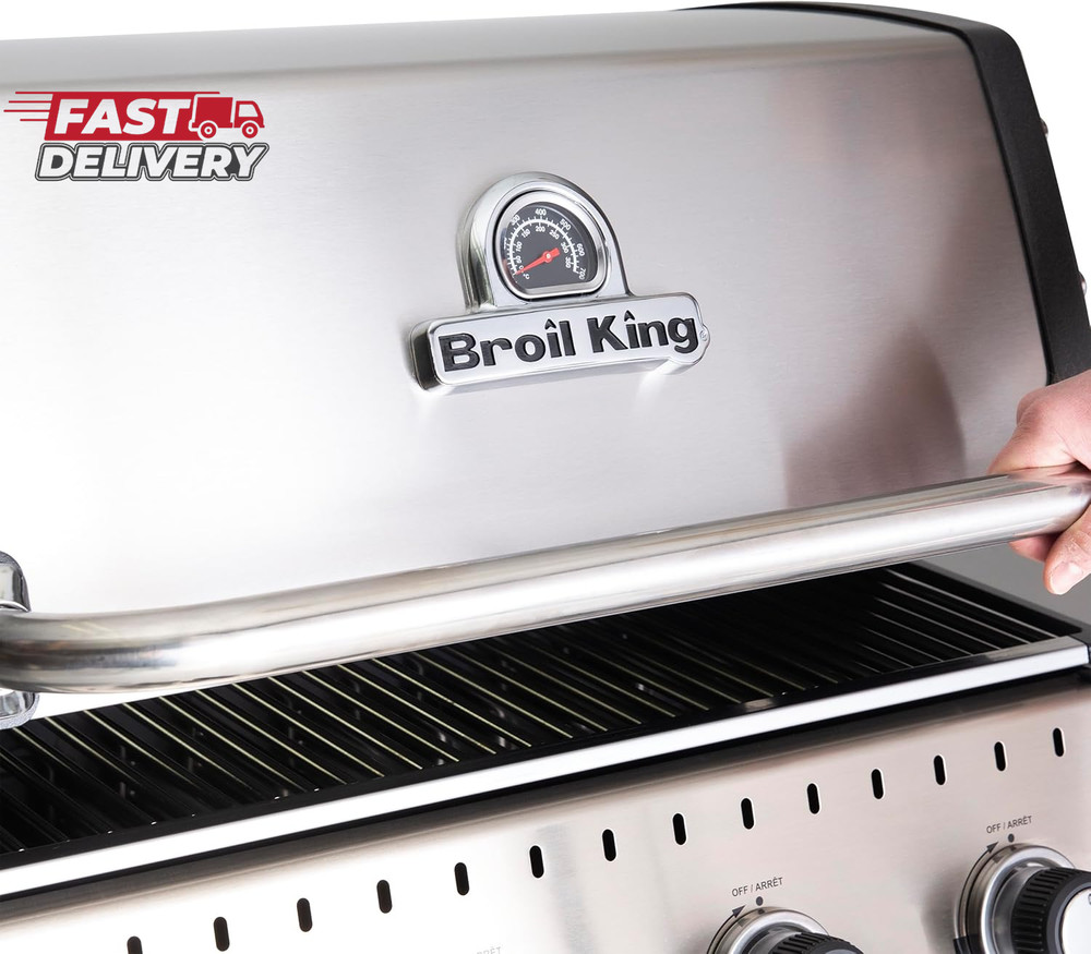 Broil King 18013 Large Replacement Lid Heat Indicator, Silver