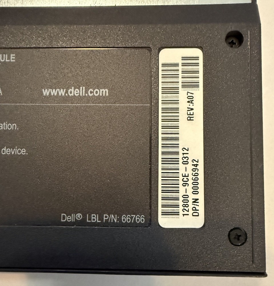 DELL Floppy Disk Drive Module Type 3.5 Inch, 1.44-MB,
