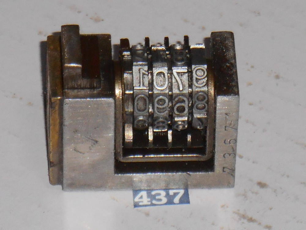 Atlantic | Reverse letterpress numbering machine | 437