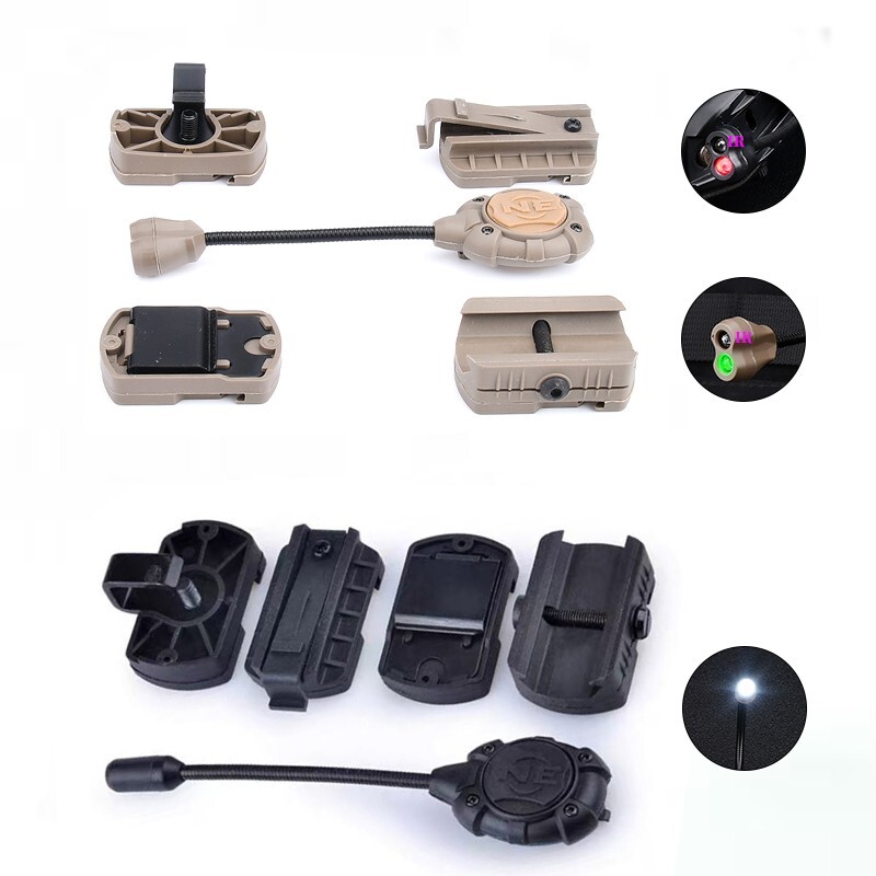 Tactical MPLS helmet Lighting Flashlight Angle Adjustable Outdoor Helmet Light