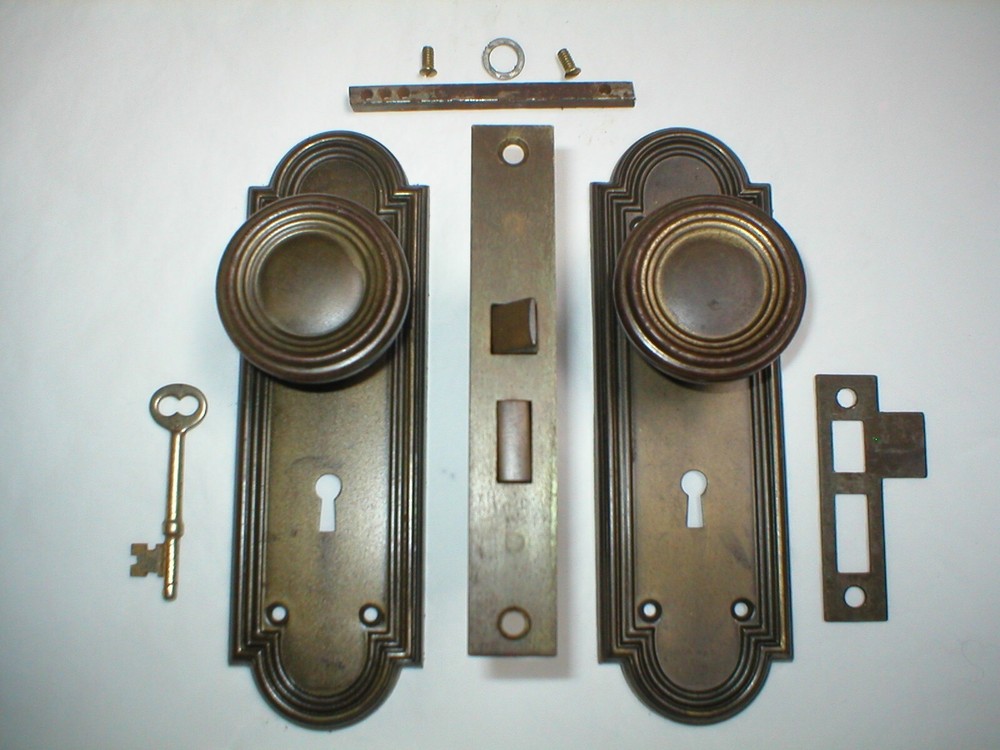Antique Victorian Era Surface Mount Door Hardware