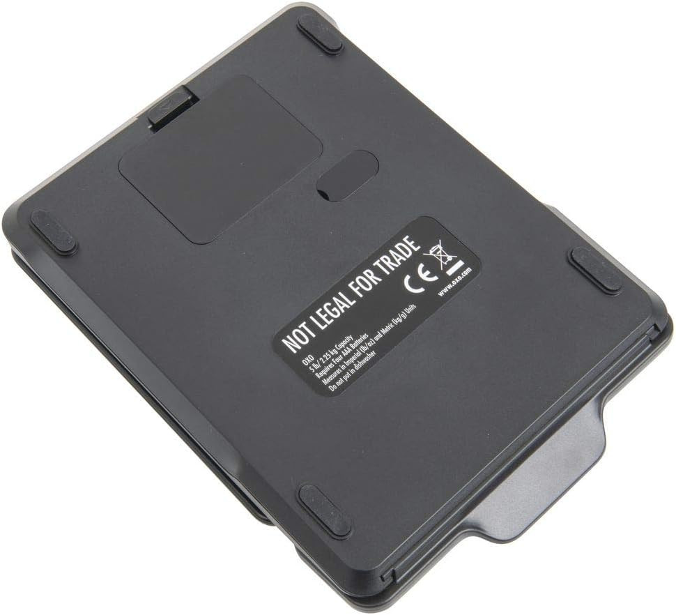 Good Grips 5-Lb Kitchen Scale with Pull-Out Display, Black