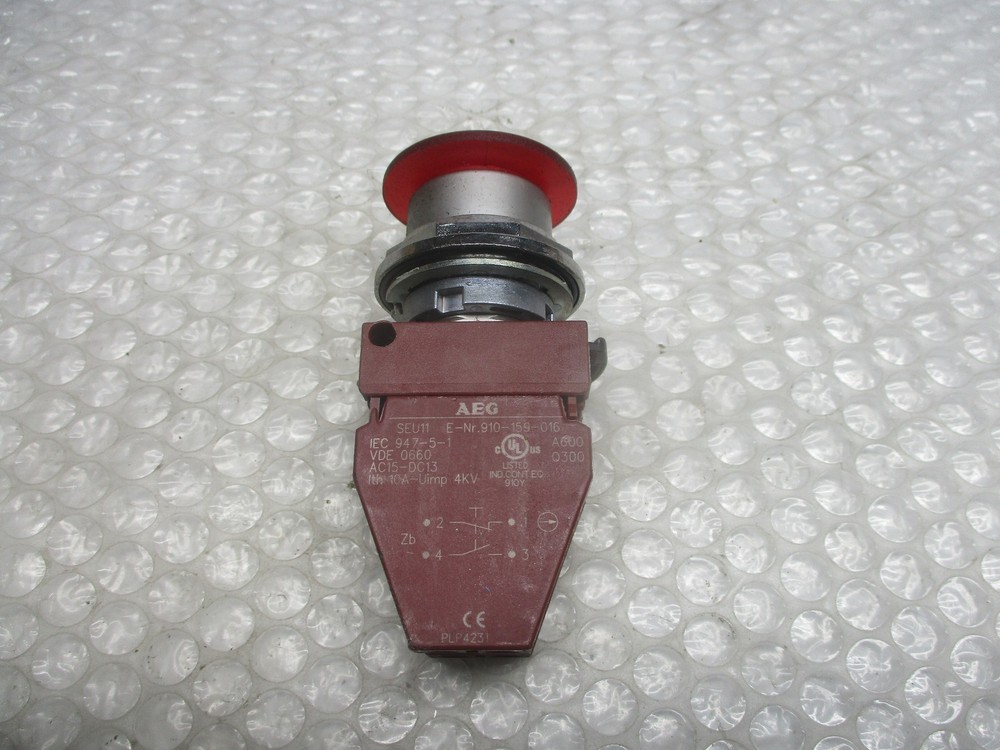 AEG SEU11 PUSHBUTTON RED UNMP