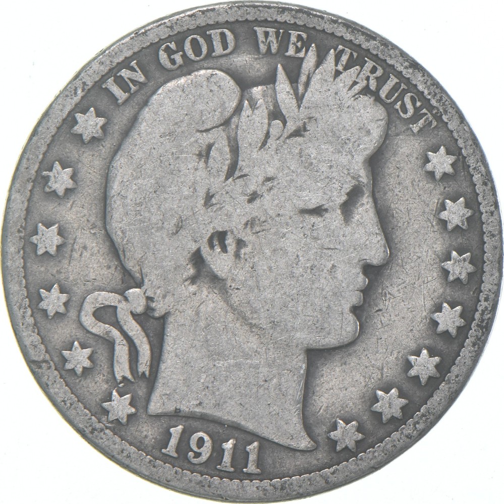 1911 Barber Half Dollar Average Circ