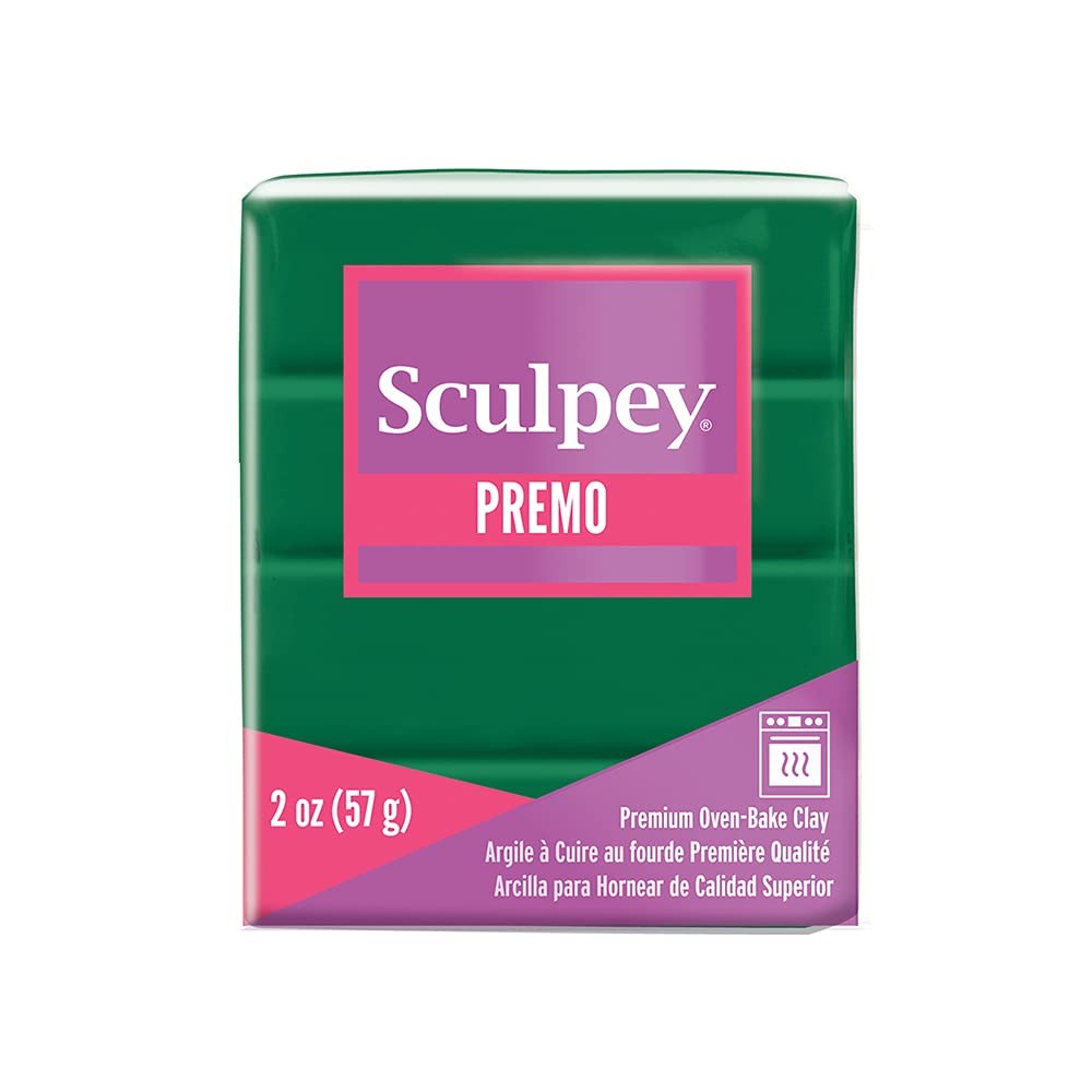 Premo Polymer Clay 2ozForest Green