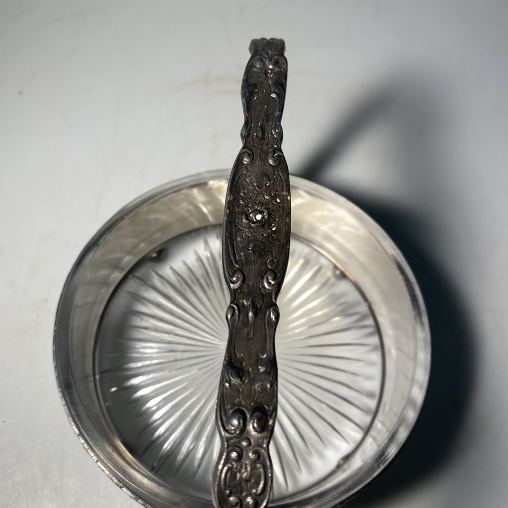 K.S Ornate Condiments Server Dutch Scenes & Handle Footed.