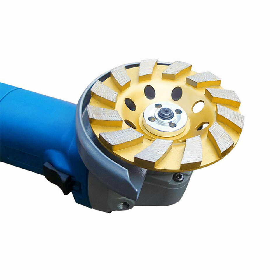 4 inch Diamond Segment Grinding Wheel Disc Grinder Cup Concrete Stone Cut 4" USA