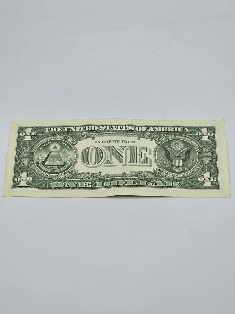 $1 Dollar Bill, in a Serial Number E 15363333 A, 2021