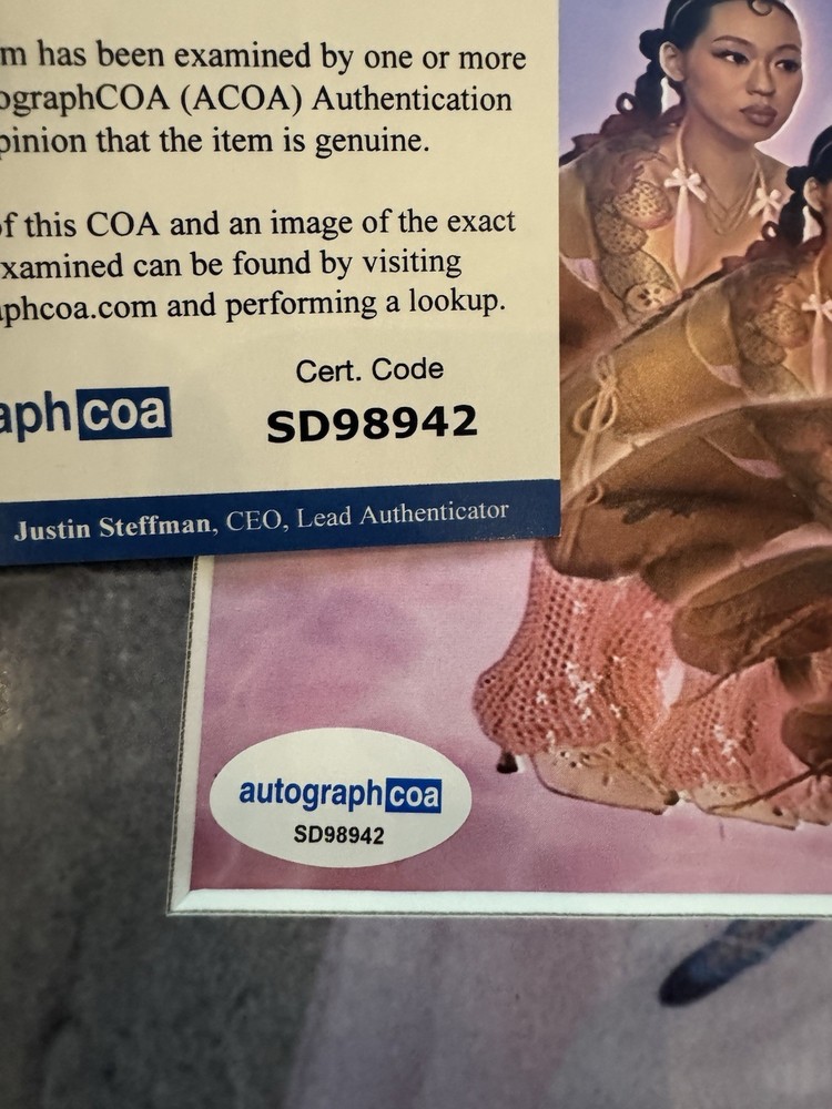 Sailorr Signed CD Insert "Florida's Finest" Framed 16x20 - ACOA