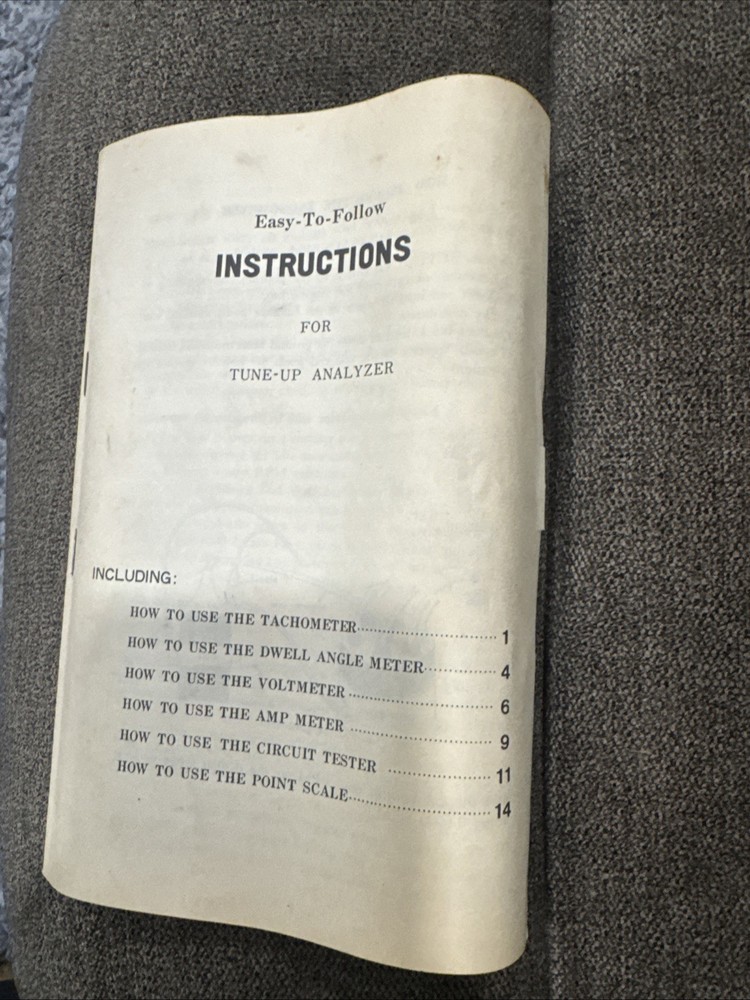 PSM Solid State Engine Analyzer NOS - NOT TESTED VINTAGE!!!!!!