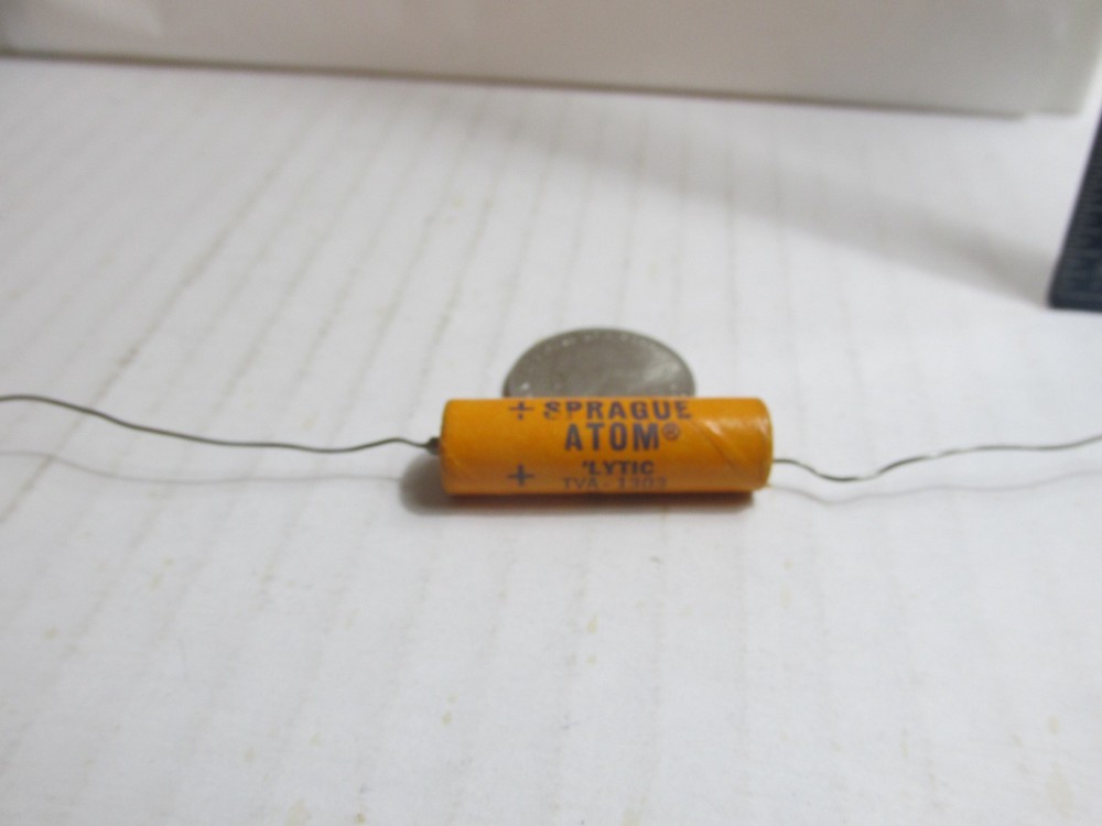 Sprague capacitor Atom Lytic  Free Shipping