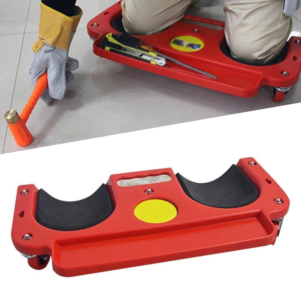 Rolling Knee Pad Wheels Soft Lining Rolling Wheeled Pads Platform Workers' Tool