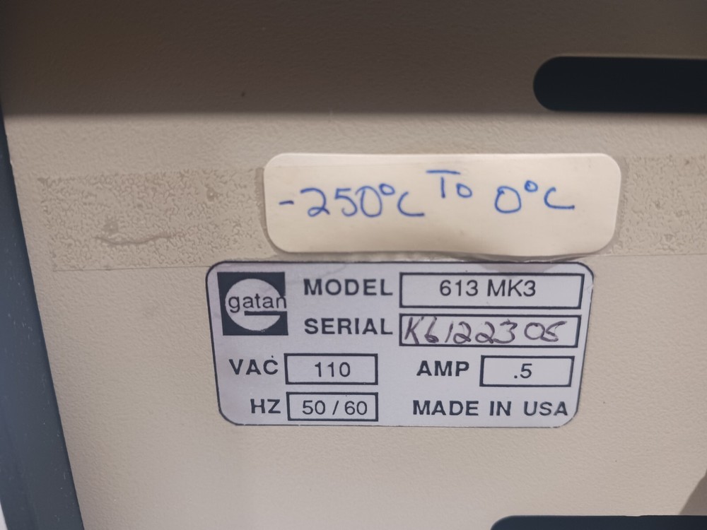 GATAN TEM Cold Stage Power Supply model 613 MK3