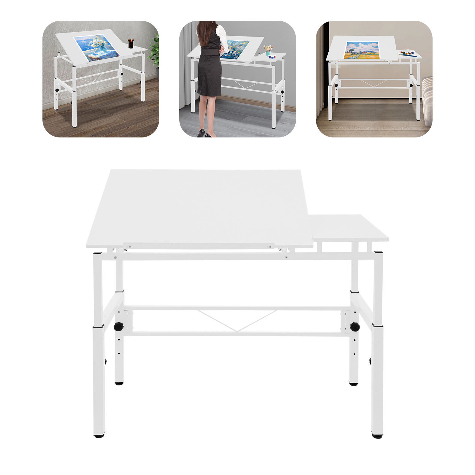 Drafting Table Art Desk Artist Drawing Desk Adjustable Craft Table Drawing Table