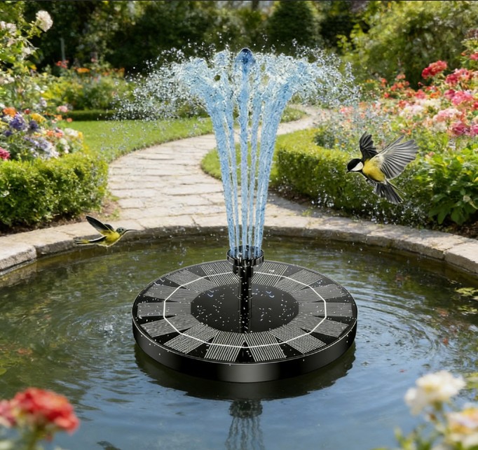 Solar Power Floating Water Pump for Yard Bird Bath Pond