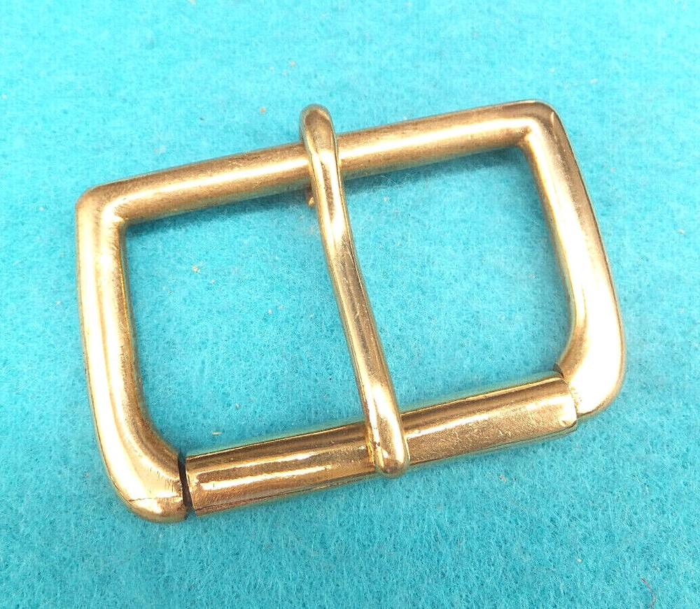 CAST [ 2" - 50 mm ] SOLID BRASS SINGLE ROLLER BELT BUCKLE Leather craft