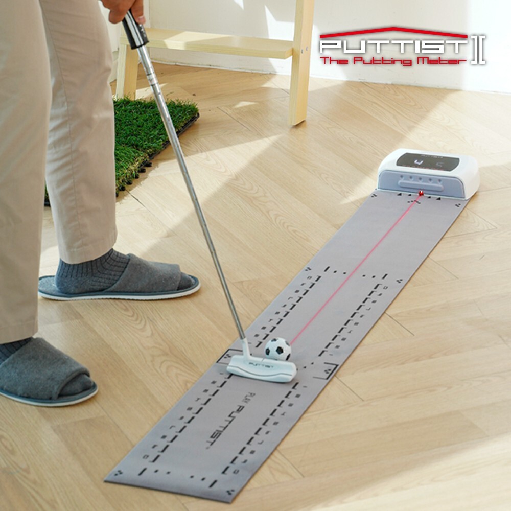 PUTTIST II Newest Digital Putting Trainer (20m or 60 ft wiht LASER & Battery  )