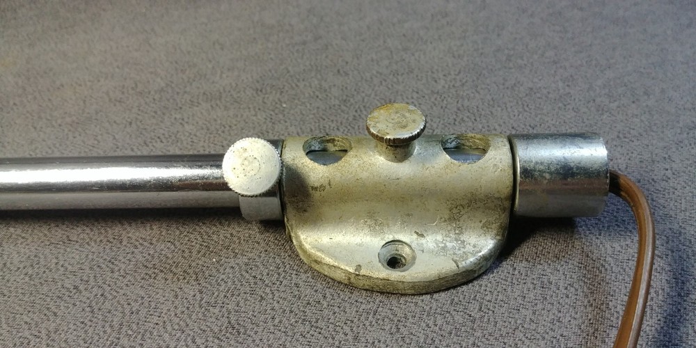1940s Long Arm Bracket Overhead Industrial Light Adjustable Pull Light Works Vtg