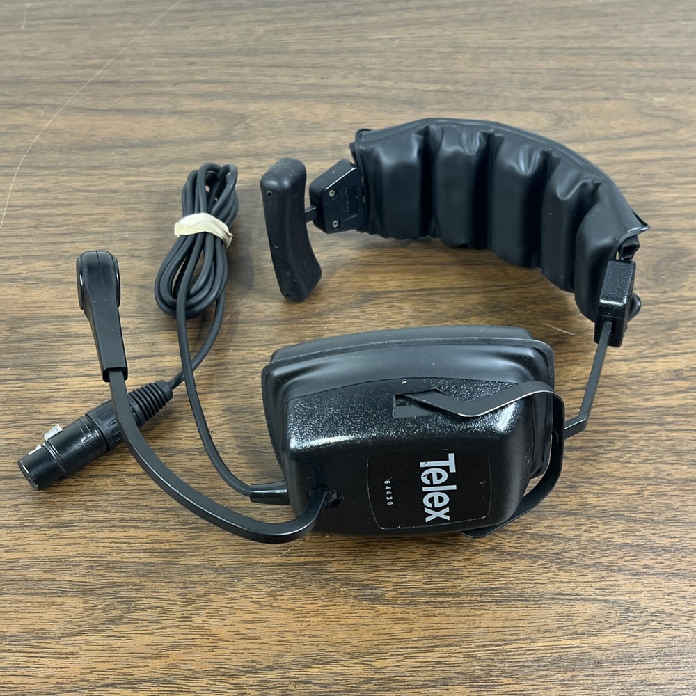 Telex 64438 PH-1 Single Ear Intercom Headset Professional 4-Pin Cord