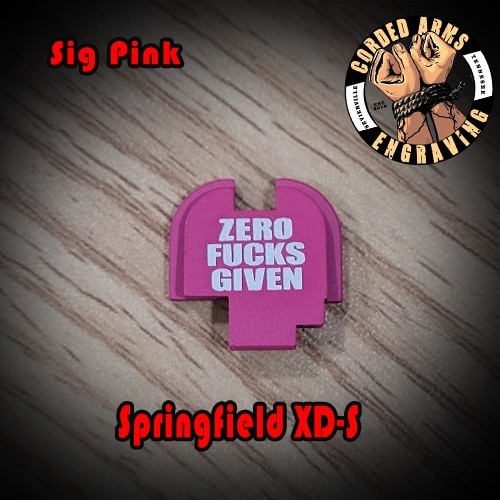 Zero F's Given - Rear Slide Plate for Springfield XD-S